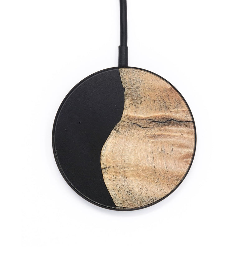 Circle Wood Wireless Charger - Mason (Pure Black, 726923)