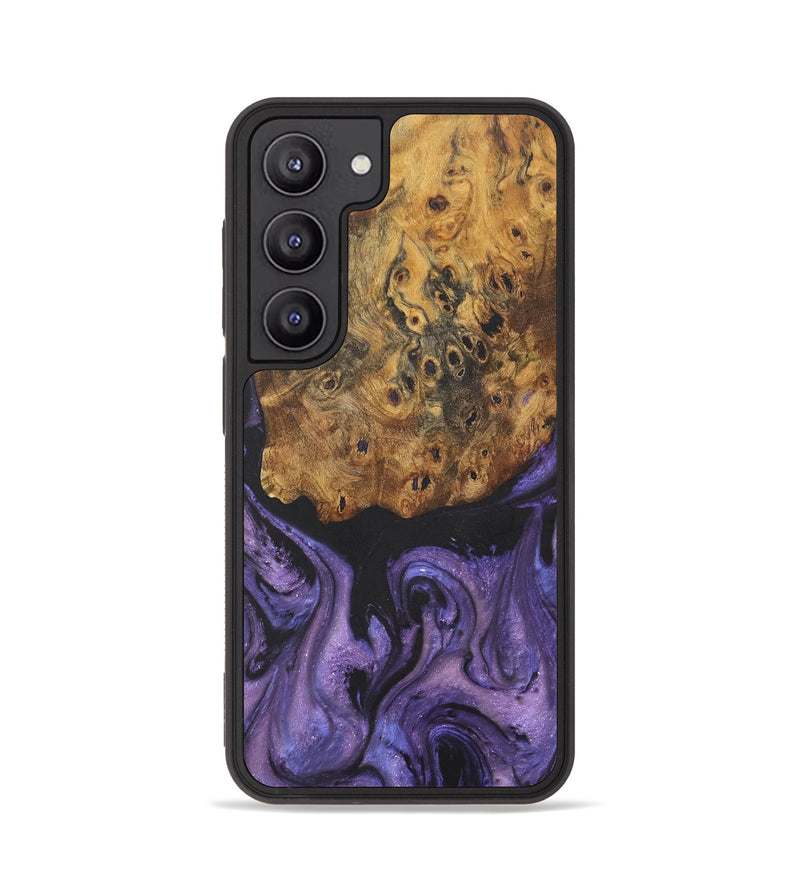 Galaxy S23 Wood Phone Case - Jackie (Purple, 726972)