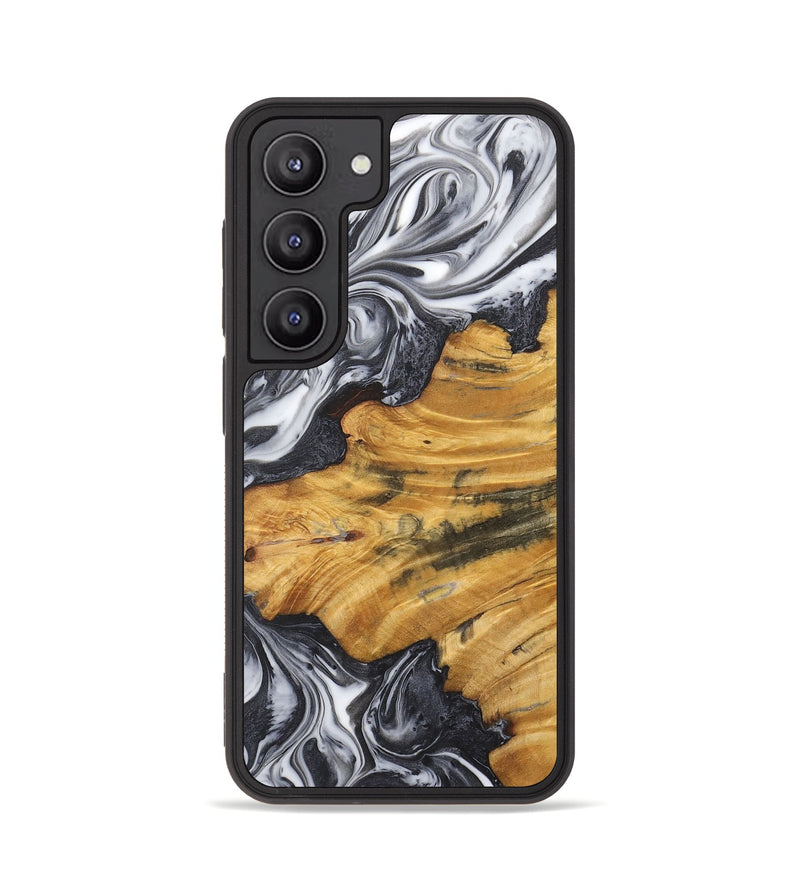 Galaxy S23 Wood Phone Case - Wilfredo (Black & White, 726975)