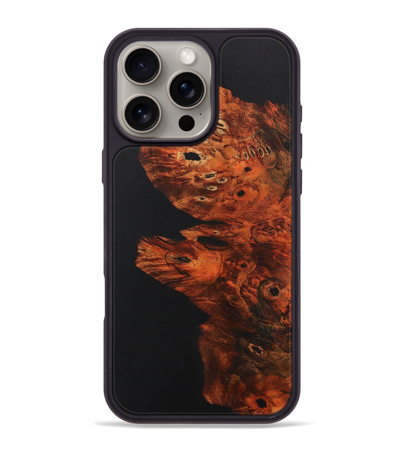 iPhone 16 Pro Max Wood Phone Case - Jerzy (Pure Black, 726979)