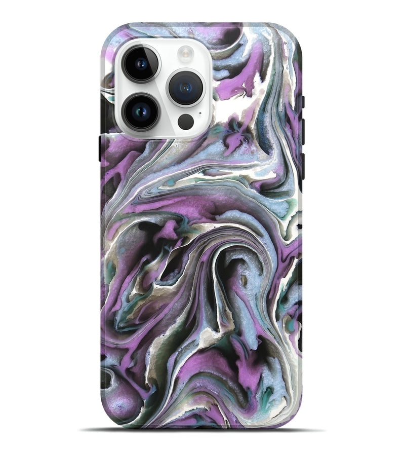iPhone 15 Pro Max ResinArt Live Edge Phone Case - Brittni (Purple, 727224)