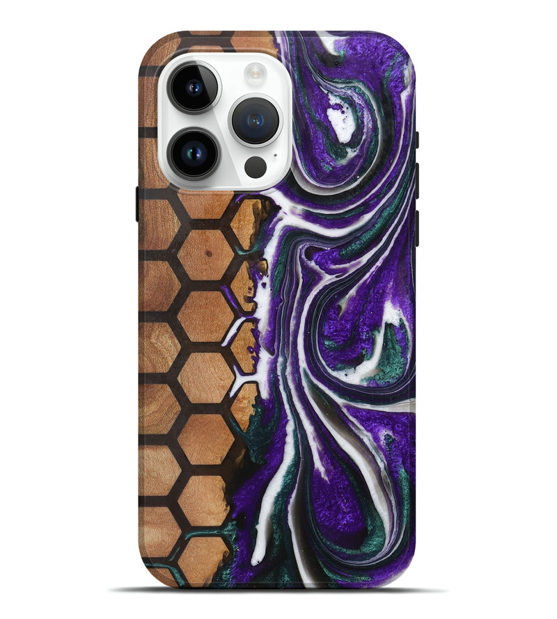 iPhone 15 Pro Max Wood Live Edge Phone Case - Luka (Pattern, 727229)