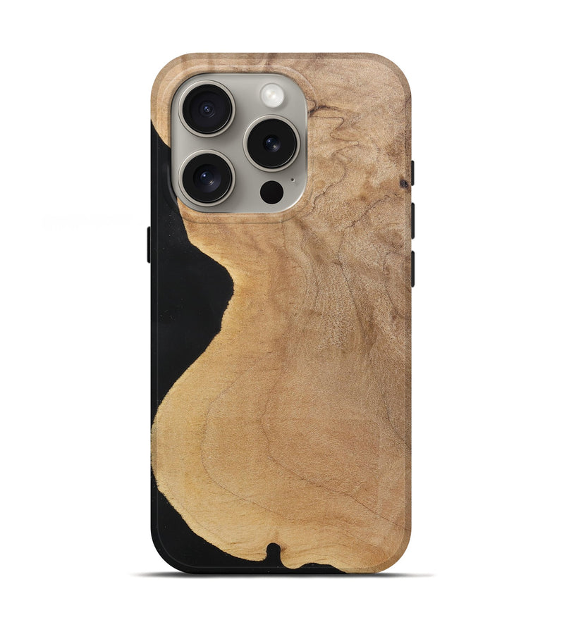 iPhone 16 Pro Wood Live Edge Phone Case - Thornton (Wood Burl, 727235)