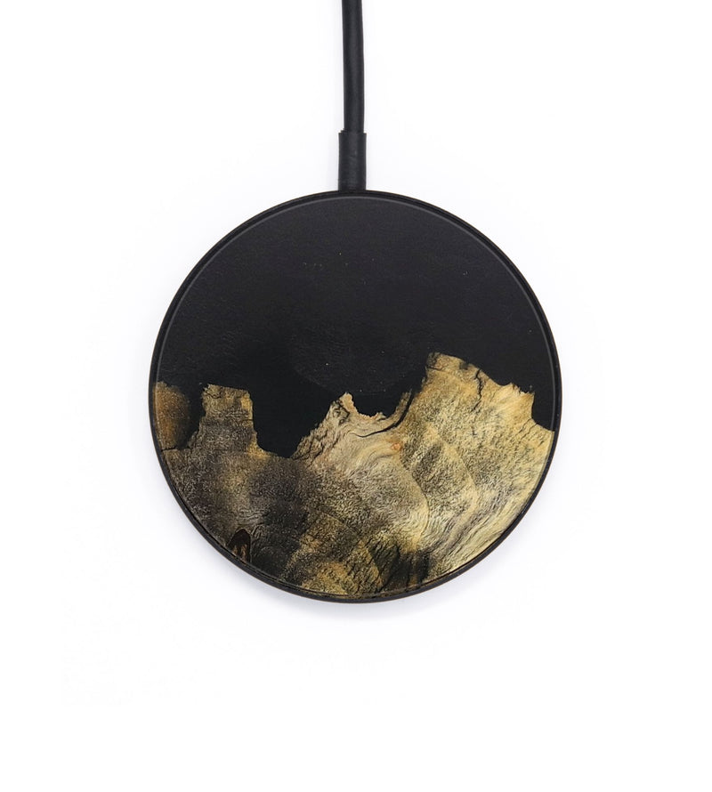 Circle Wood Wireless Charger - Amaya (Pure Black, 727308)