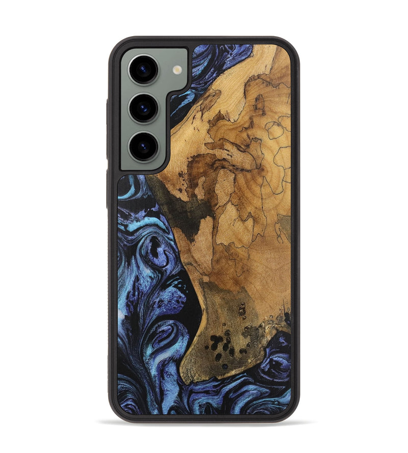 Galaxy S23 Plus Wood Phone Case - Cal (Blue, 727409)