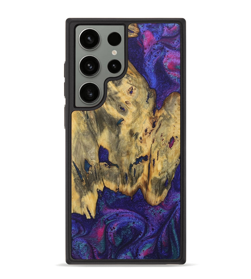 Galaxy S23 Ultra Wood Phone Case - Sharman (Purple, 727428)