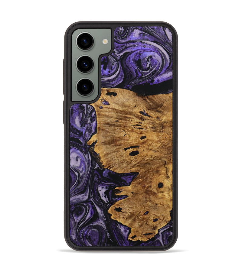 Galaxy S23 Plus Wood Phone Case - Kinman (Purple, 727475)