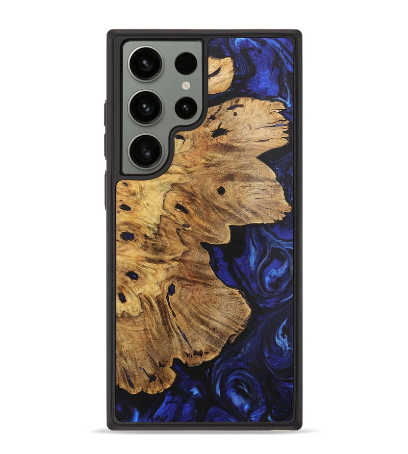Galaxy S23 Ultra Wood Phone Case - Maurizia (Blue, 727495)