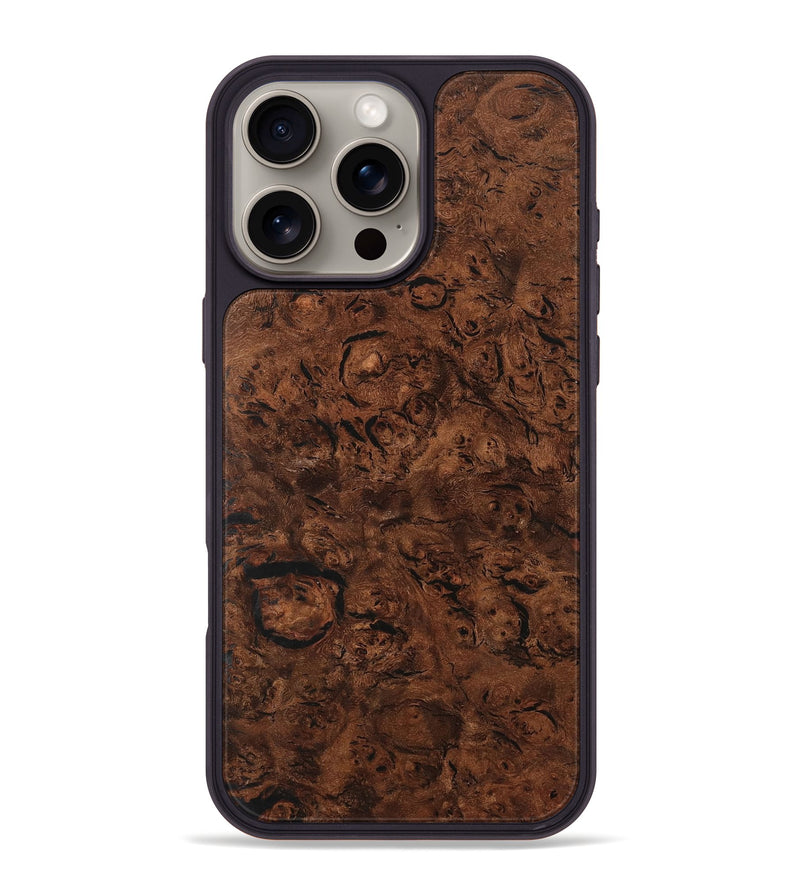 iPhone 16 Pro Max Wood Phone Case - Eloy (Wood Burl, 727573)