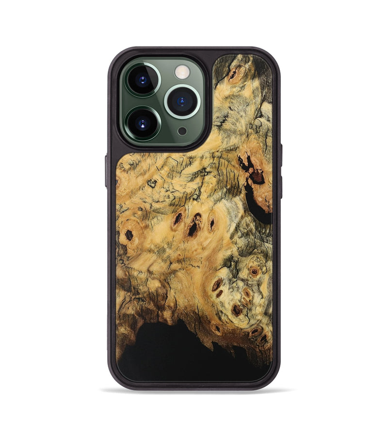 iPhone 13 Pro Wood Phone Case - Muha (Wood Burl, 727584)