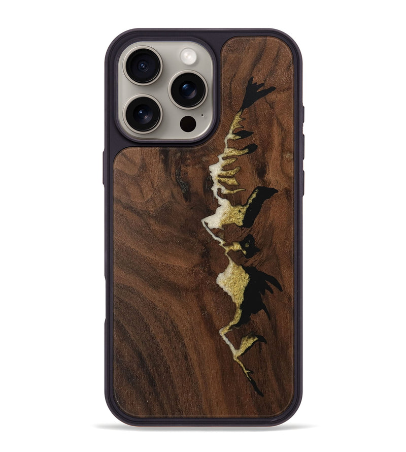 iPhone 16 Pro Max Wood Phone Case - Ihor (Wood Burl, 727590)
