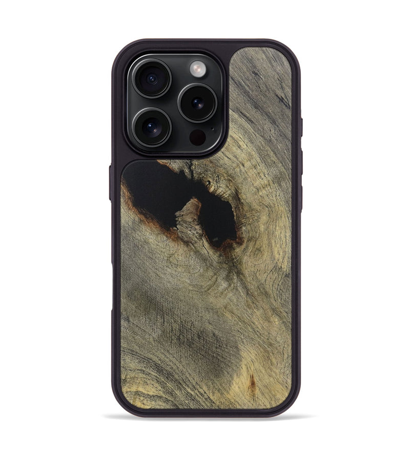 iPhone 16 Pro Wood Phone Case - Broderick (Wood Burl, 727593)