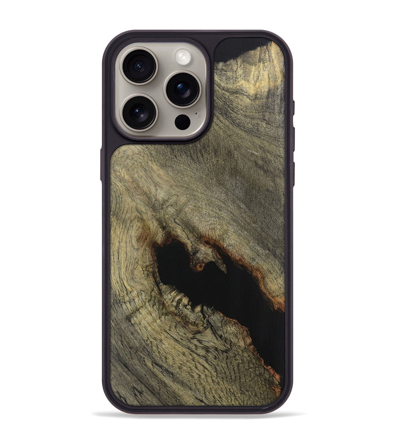 iPhone 15 Pro Max Wood Phone Case - Seven (Wood Burl, 727614)