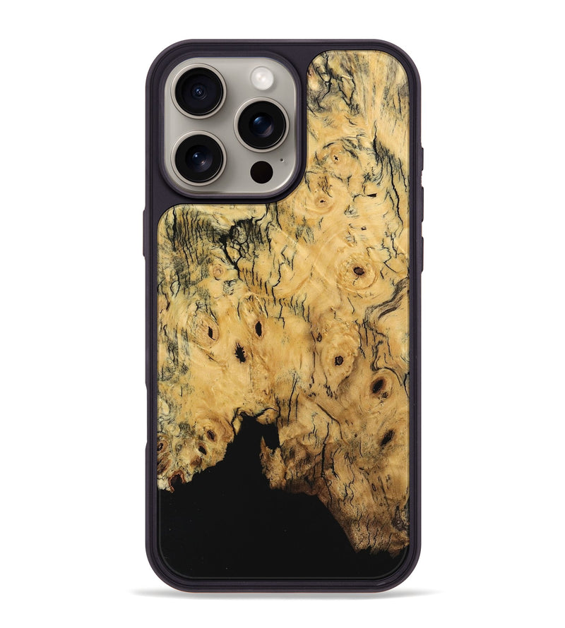 iPhone 16 Pro Max Wood Phone Case - Shaila (Wood Burl, 727622)