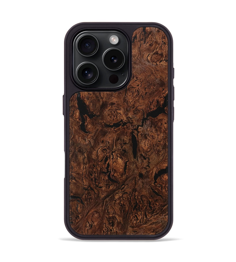 iPhone 16 Pro Wood Phone Case - Glynn (Wood Burl, 727623)