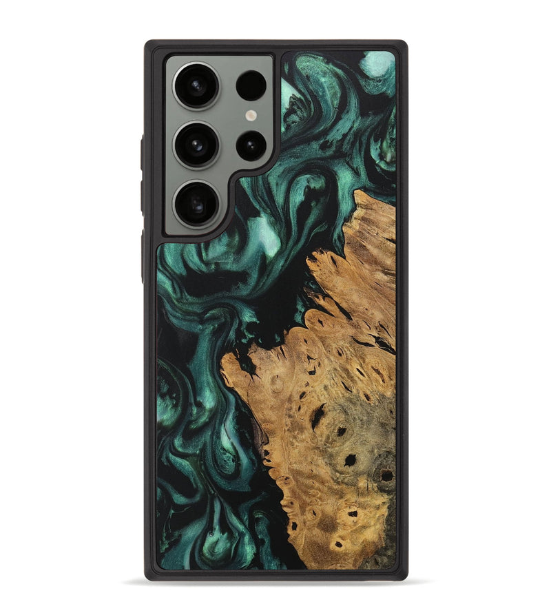 Galaxy S23 Ultra Wood Phone Case - Cresta (Green, 727627)