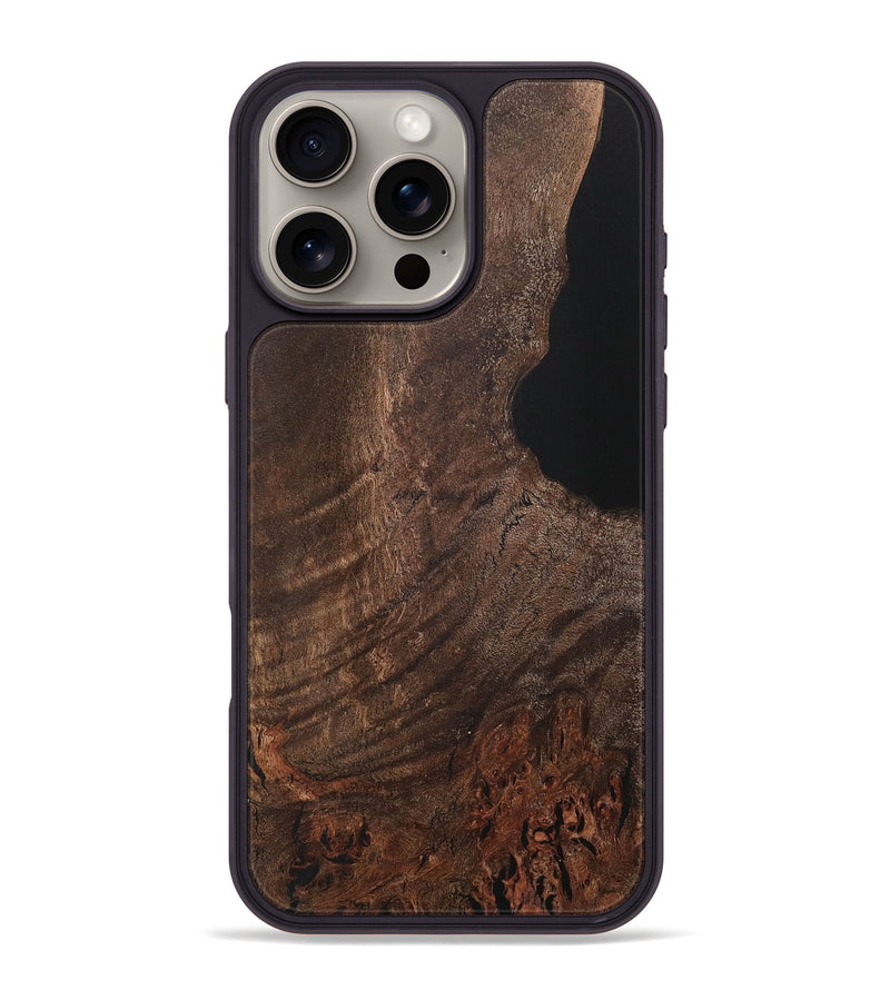 iPhone 16 Pro Max Wood Phone Case - Syed (Wood Burl, 727630)