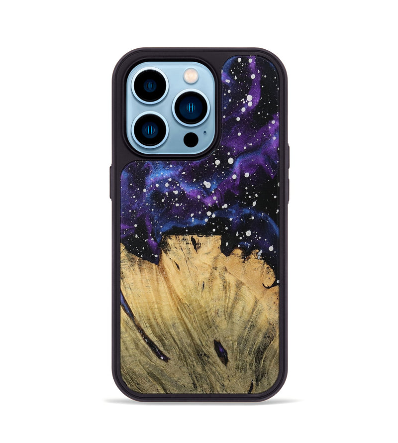 iPhone 14 Pro Wood Phone Case - Sanjeev (Cosmos, 727710)