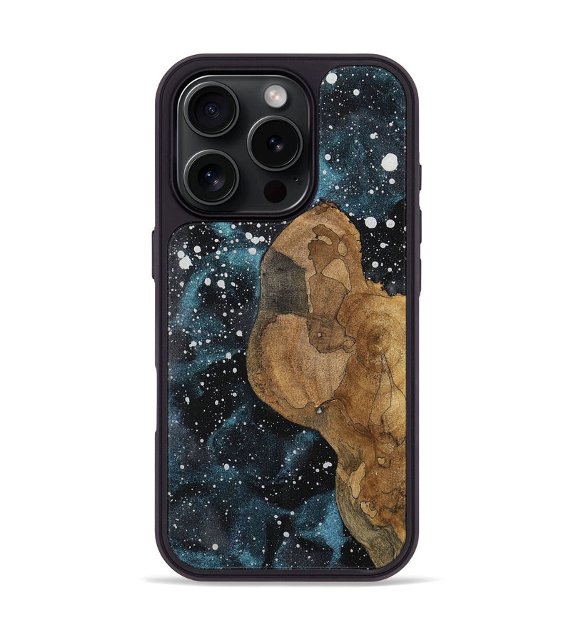 iPhone 16 Pro Wood Phone Case - Hakan (Cosmos, 727727)