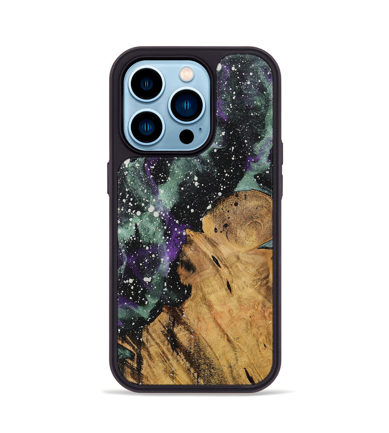 iPhone 14 Pro Wood Phone Case - Haiden (Cosmos, 727743)