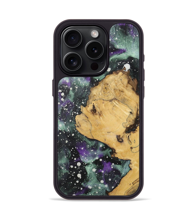 iPhone 15 Pro Wood Phone Case - Lujanka (Cosmos, 727772)