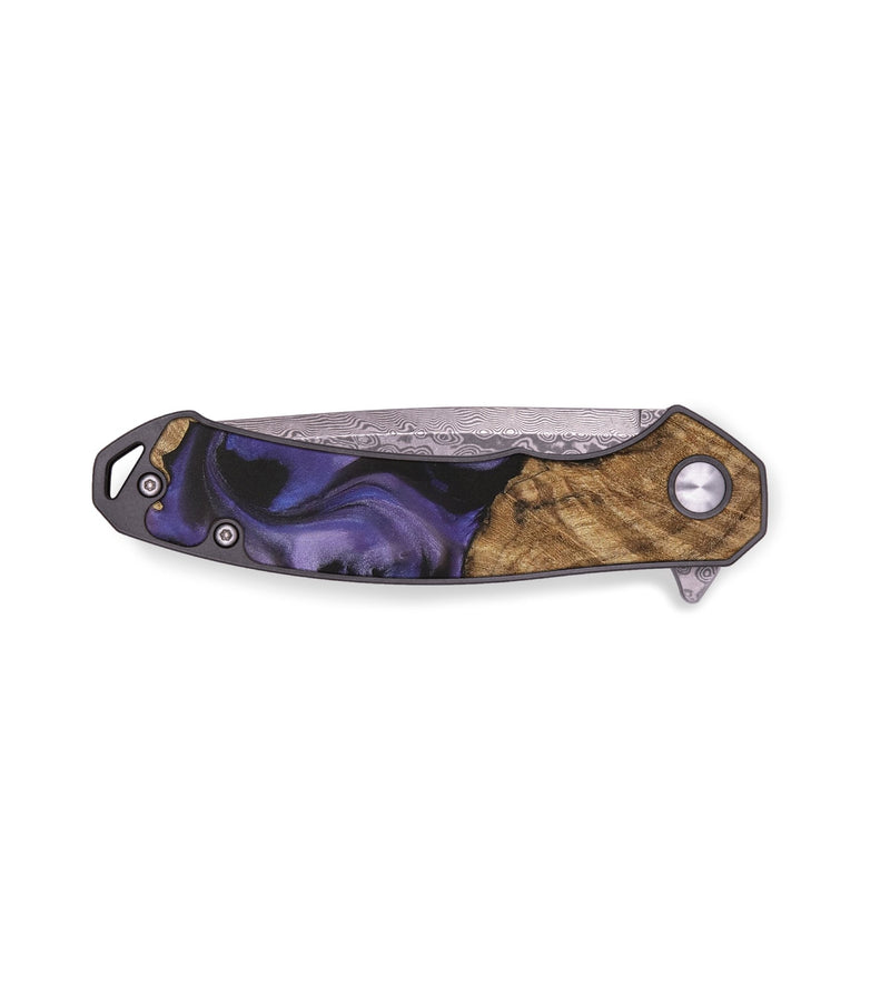 EDC Wood Pocket Knife - Francesco (Purple, 727905)