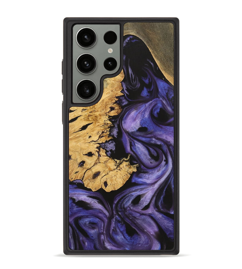 Galaxy S23 Ultra Wood Phone Case - Gaetan (Purple, 727909)