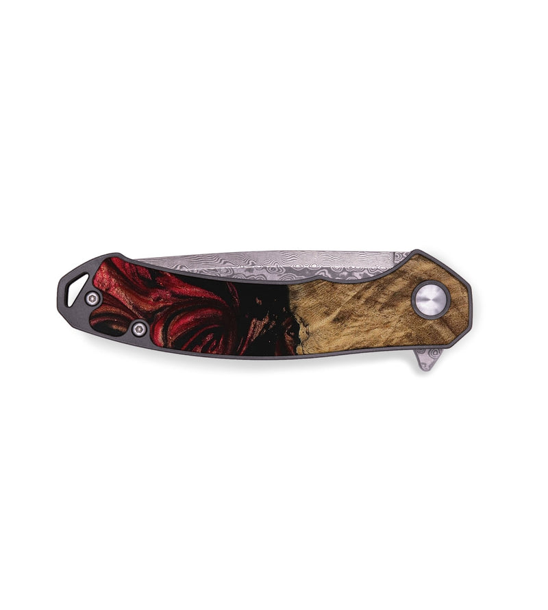 EDC Wood Pocket Knife - Okey (Red, 727910)