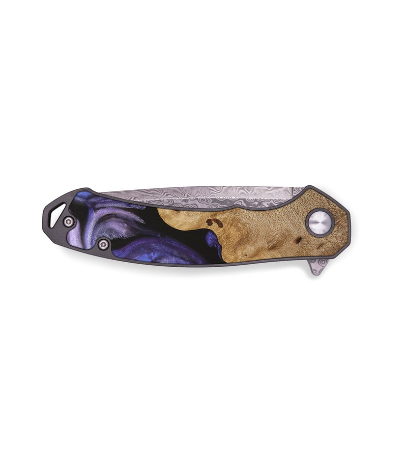 EDC Wood Pocket Knife - Aurora (Purple, 727930)