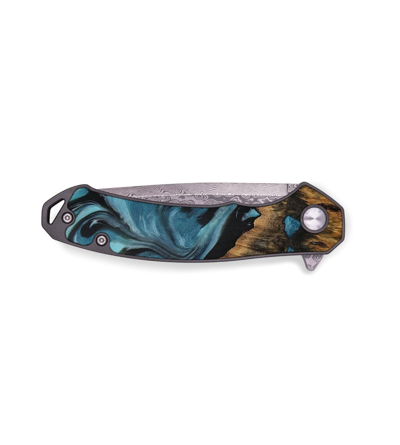 EDC Wood Pocket Knife - Corilla (Blue, 727933)
