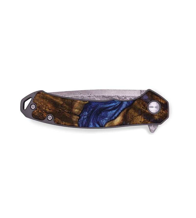 EDC Wood Pocket Knife - Monte (Blue, 728016)