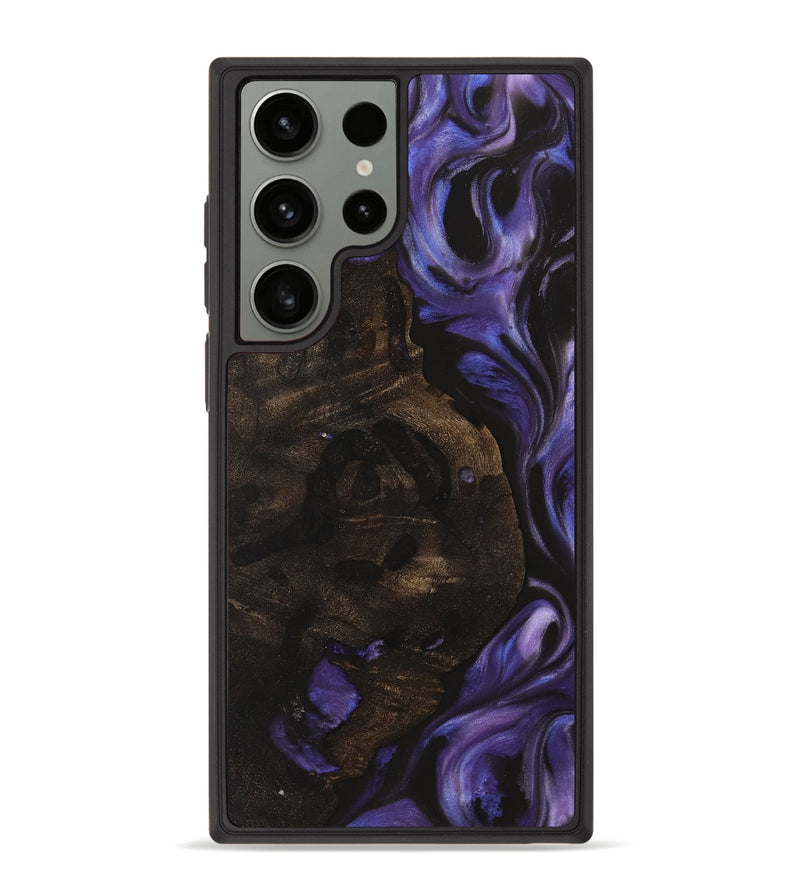 Galaxy S23 Ultra Wood Phone Case - Othel (Purple, 728055)