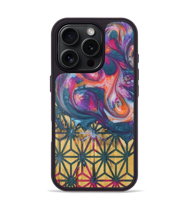 iPhone 16 Pro Wood Phone Case - Tremaine (Pattern, 728085)