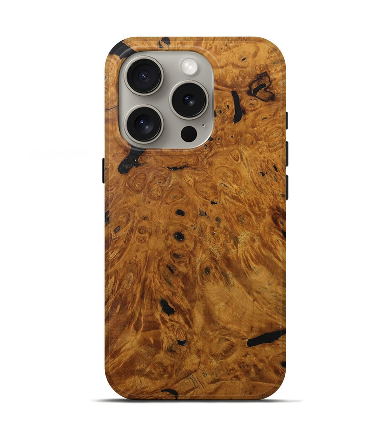 iPhone 16 Pro Wood Live Edge Phone Case - Tien (Wood Burl, 728150)