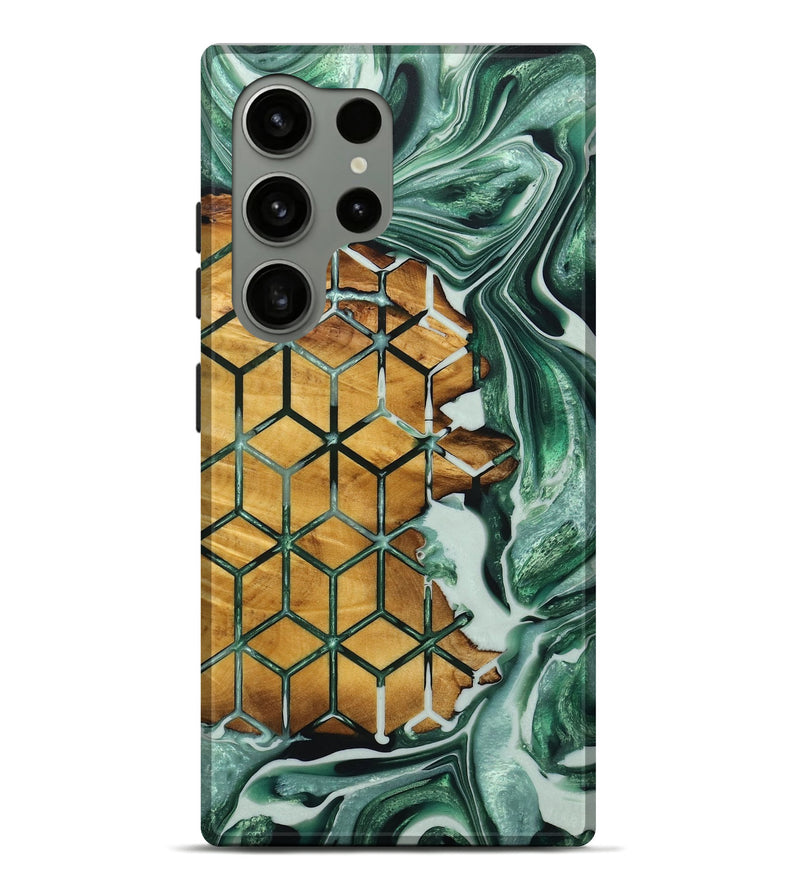 Galaxy S24 Ultra Wood Live Edge Phone Case - Dina (Pattern, 728154)
