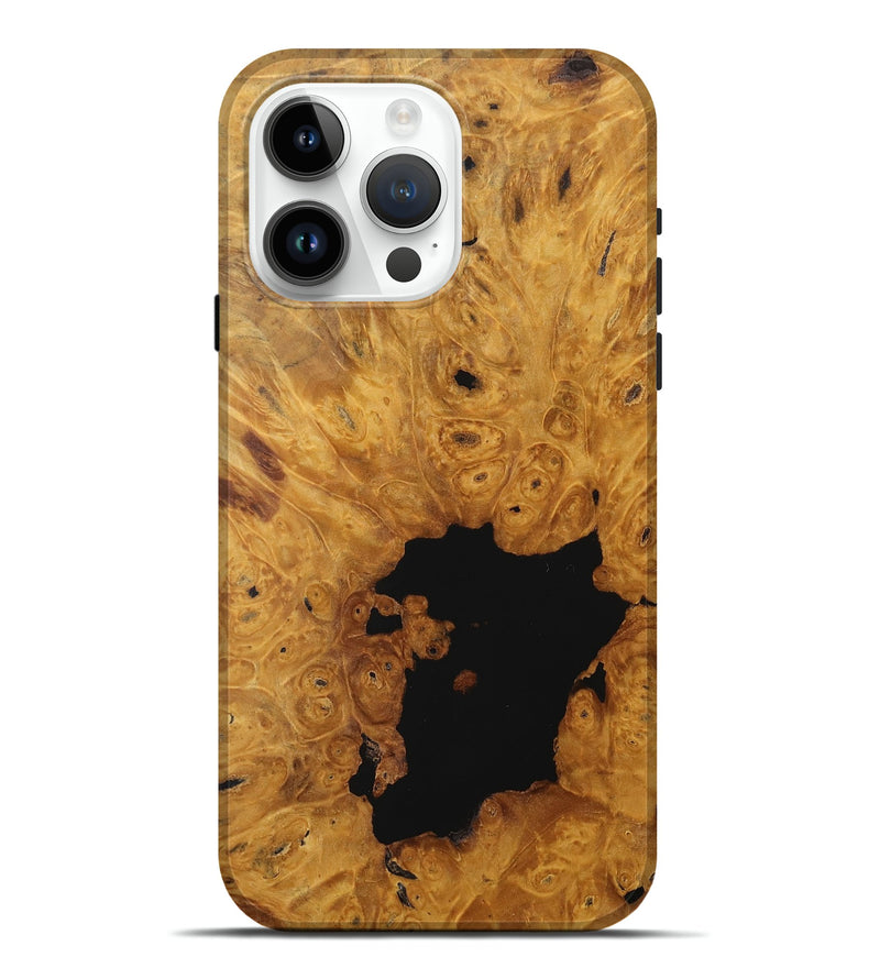 iPhone 15 Pro Max Wood Live Edge Phone Case - Gaige (Wood Burl, 728157)