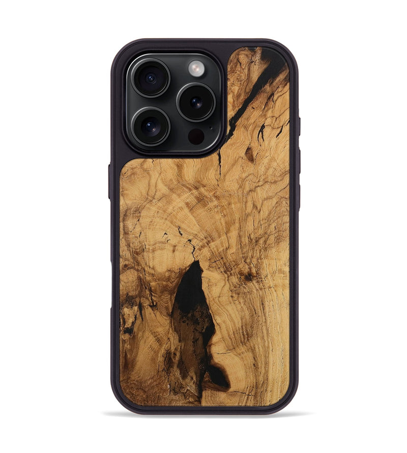 iPhone 16 Pro Wood Phone Case - Kirstin (Wood Burl, 728248)