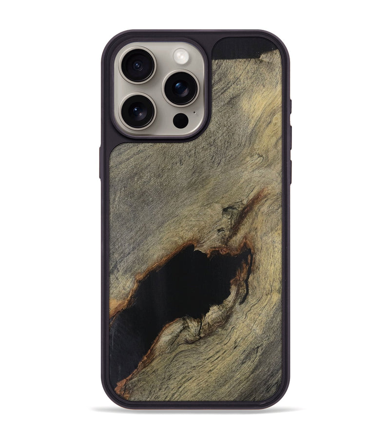 iPhone 15 Pro Max Wood Phone Case - Jerusha (Wood Burl, 728249)