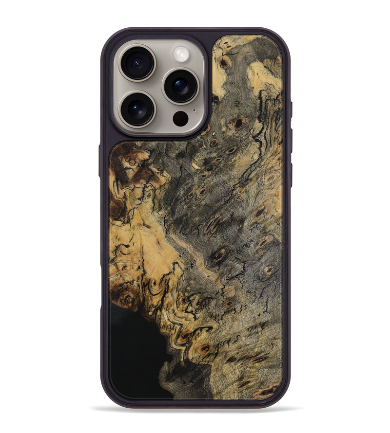 iPhone 16 Pro Max Wood Phone Case - Anthia (Wood Burl, 728254)
