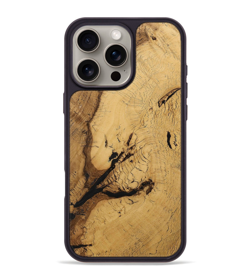 iPhone 16 Pro Max Wood Phone Case - Karma (Wood Burl, 728260)