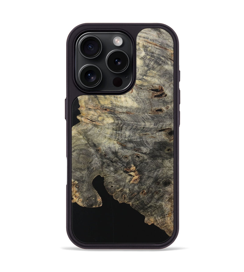 iPhone 16 Pro Wood Phone Case - Sarai (Wood Burl, 728275)