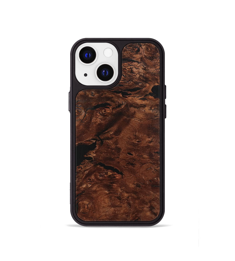 iPhone 13 mini Wood Phone Case - Eveleen (Wood Burl, 728291)