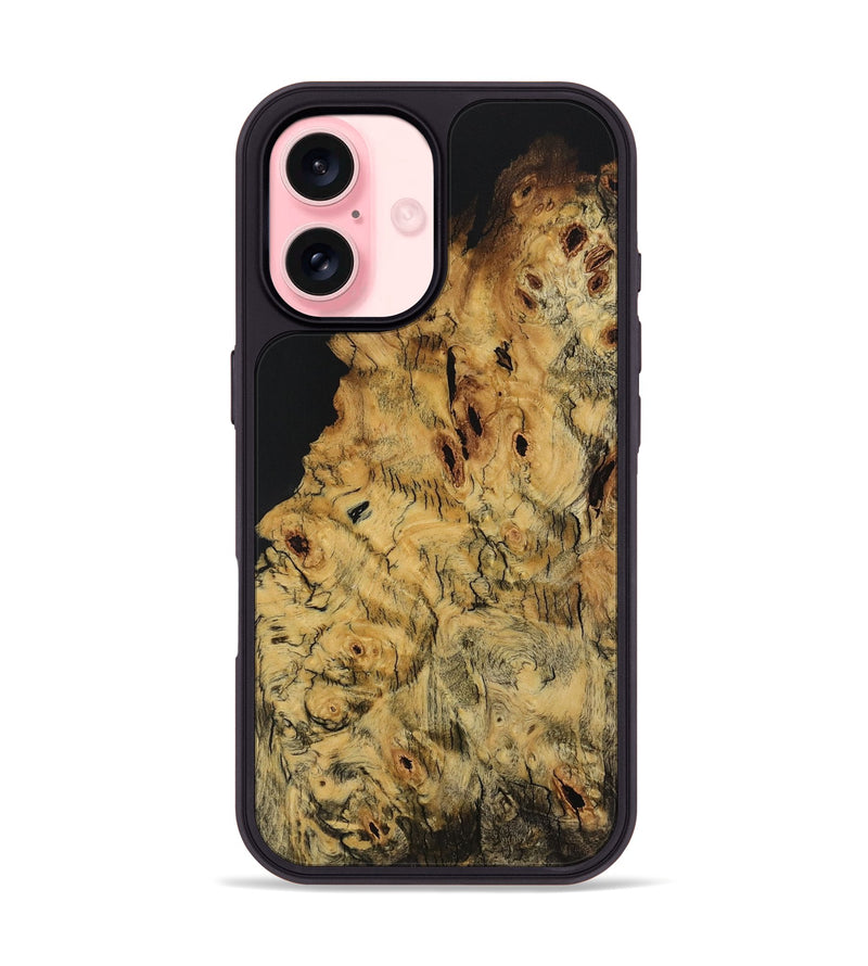 iPhone 16 Wood Phone Case - Galina (Wood Burl, 728309)