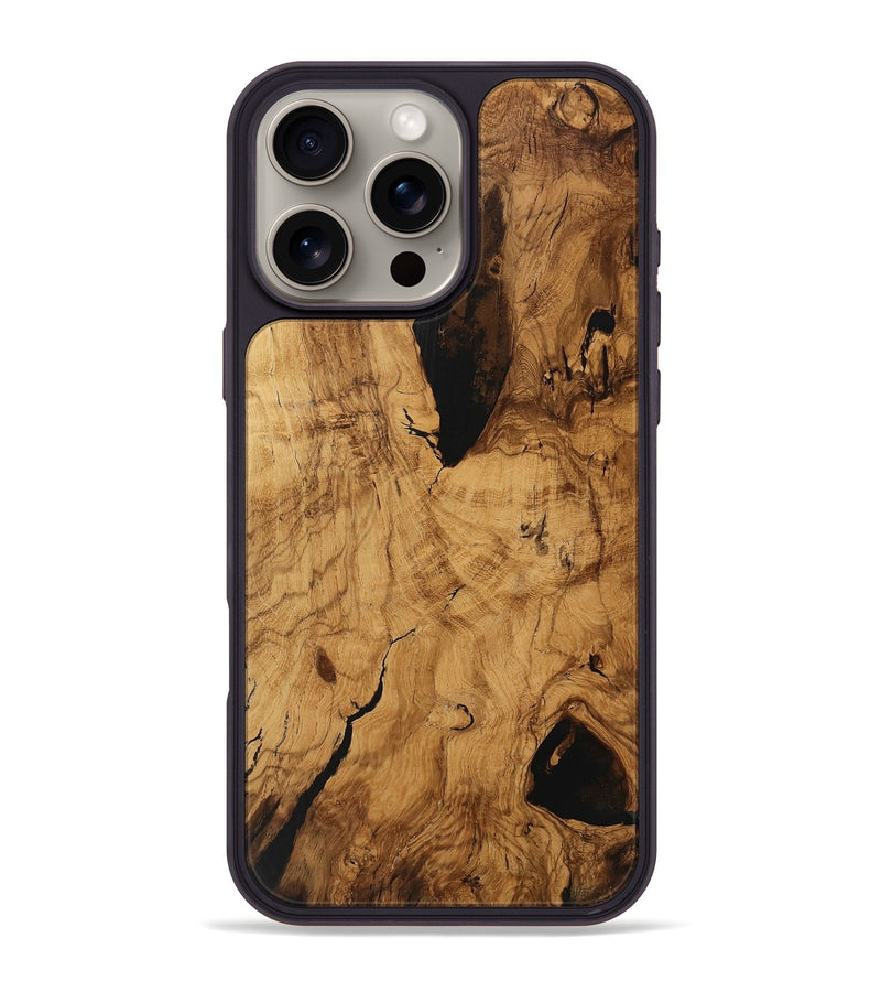 iPhone 16 Pro Max Wood Phone Case - Deepak (Wood Burl, 728322)