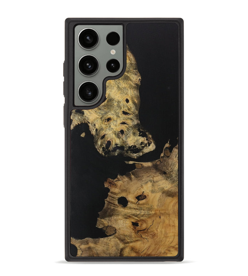 Galaxy S23 Ultra Wood Phone Case - Roe (Pure Black, 728392)