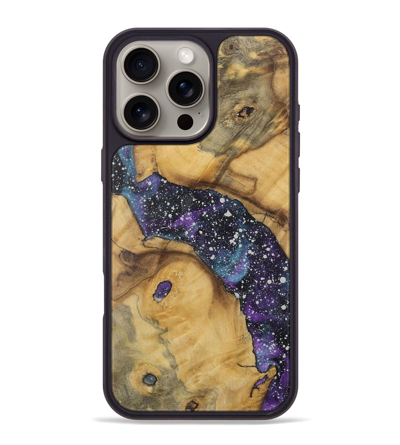 iPhone 16 Pro Max Wood Phone Case - Shanda (Cosmos, 728475)