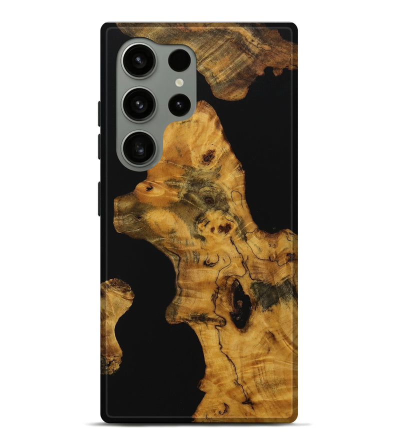 Galaxy S24 Ultra Wood Live Edge Phone Case - Conley (Pure Black, 728544)