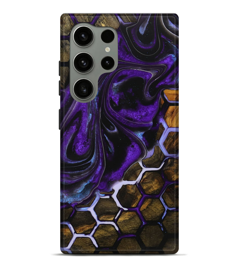 Galaxy S24 Ultra Wood Live Edge Phone Case - Arman (Pattern, 728546)