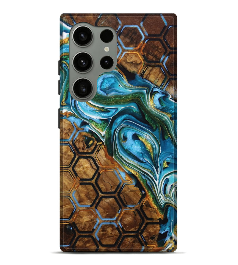Galaxy S24 Ultra Wood Live Edge Phone Case - Wilona (Pattern, 728548)