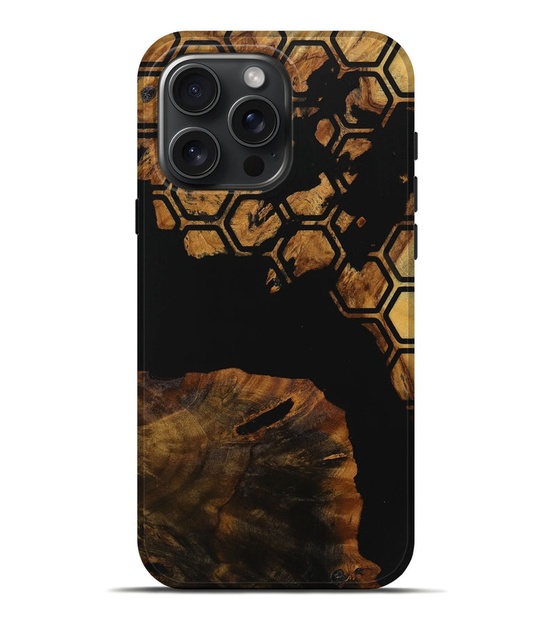 iPhone 16 Pro Max Wood Live Edge Phone Case - Treva (Pattern, 728550)
